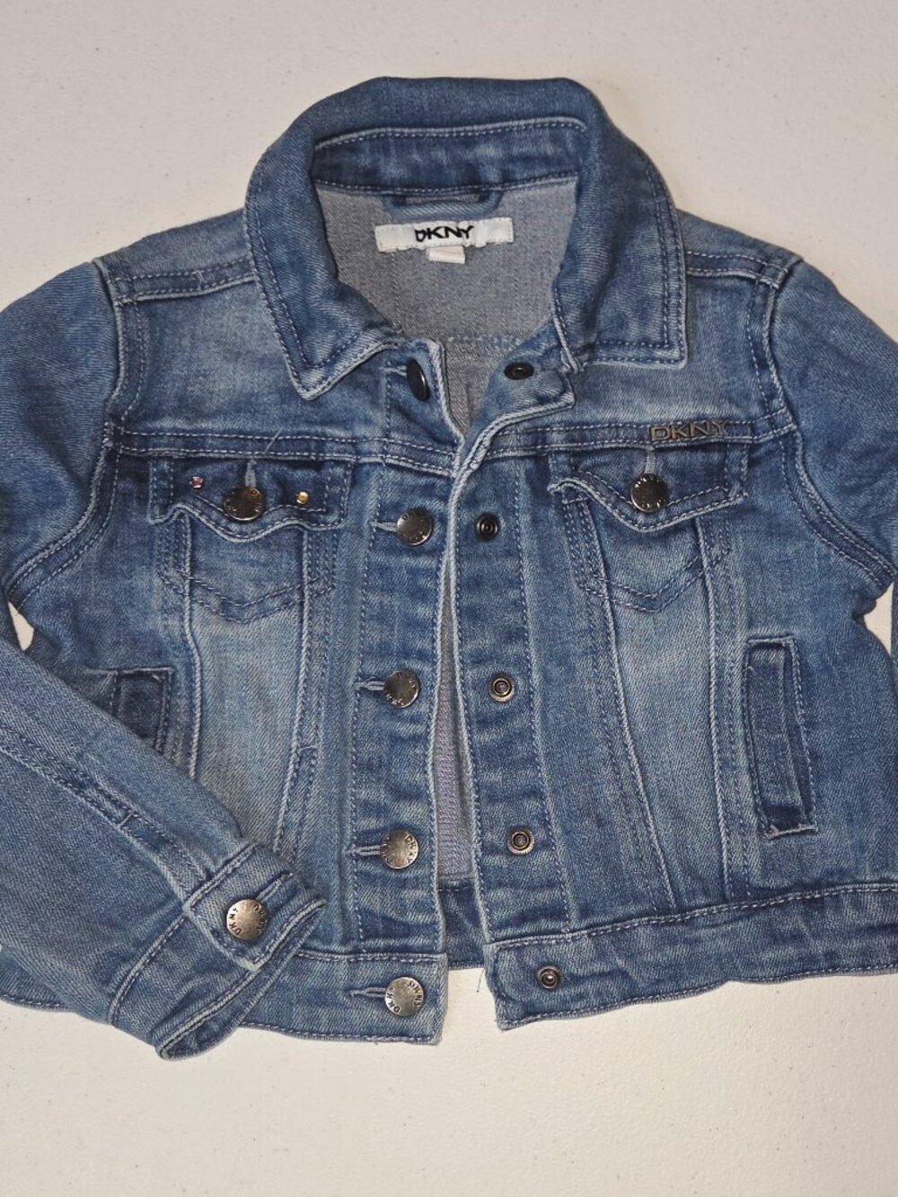 DKNY Girls Denim Jacket sz 4